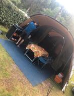 Buitenkans! Complete redwood 6 persoonstent , met kar, Caravans en Kamperen, Tenten, Ophalen of Verzenden, Gebruikt, Tot en met 4