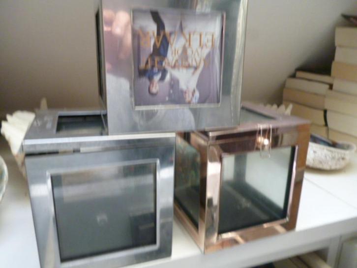 fotolijst  3 foto boxen zgan, Audio, Tv en Foto, Fotografie | Fotolijsten, Zo goed als nieuw, Ophalen of Verzenden