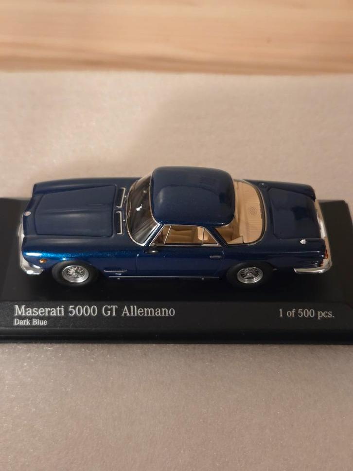 Maserati 5000 GT Allemano Minichamps 1:43, Hobby en Vrije tijd, Modelauto's | 1:43, Nieuw, Auto, MiniChamps, Ophalen of Verzenden