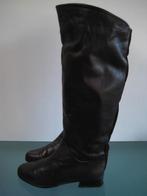 Bruine leren vintage laarzen 37/38 | Gratis verzenden, Kleding | Dames, Schoenen, Hoge laarzen, Bruin, Verzenden, Zo goed als nieuw