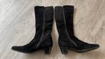 Dames hoge laars, maat 6,5 (40) zwart suede merk Luftpolster, Hoge laarzen, Luftpolster, Zwart, Ophalen of Verzenden