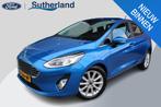 Ford Fiesta 1.0 EcoBoost 100 PK Titanium | Voorruitverwarmin, Gebruikt, 580 kg, 1064 kg, Blauw