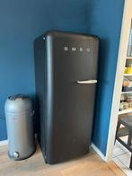 Smeg Koelkast met Vriesvak - matzwart, Witgoed en Apparatuur, Koelkasten en IJskasten, Ophalen, 200 liter of meer, 60 cm of meer
