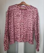 Vest leopard print., Kleding | Dames, Truien en Vesten, Ophalen of Verzenden, Zo goed als nieuw, Maat 42/44 (L), Roze
