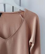 Longsleeve NafNaf mt M, Kleding | Dames, Maat 38/40 (M), Bruin, Ophalen of Verzenden, Zo goed als nieuw