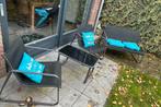 Mooie tuinset - 4 zitplaatsen, Tuin en Terras, 4 zitplaatsen, Gebruikt, Aluminium, Ophalen of Verzenden