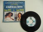 single DIANA ROSS AND LIONEL RICHIE - ENDLESS LOVE - 1981, Cd's en Dvd's, Vinyl Singles, Pop, Ophalen of Verzenden, 7 inch, Single