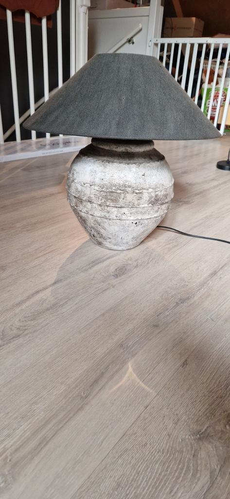 Kruik tafellamp inclusief kap., Huis en Inrichting, Lampen | Tafellampen, Zo goed als nieuw, Minder dan 50 cm, Ophalen