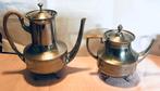 Antieke Art Deco koffiepot en 2 xTheepot, Daalderop, Ophalen of Verzenden