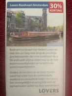 Rondvaart Amsterdam - Rederij Lovers Voordeelbon, Drie personen of meer, Kortingsbon, Overige typen