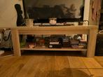 Salontafel licht bruin, Huis en Inrichting, Ophalen, 100 tot 150 cm, Zo goed als nieuw, 25 tot 50 cm