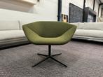 Nieuw Montis Ella fauteuil groen stof Design draai stoel, Nieuw, 75 tot 100 cm, Ophalen of Verzenden, Montis