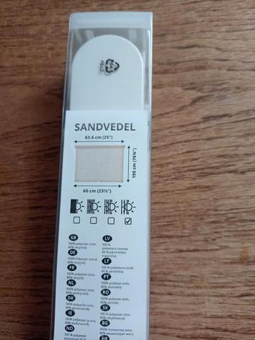 SANDVEDEL Rolgordijn, beige, 60x195 cm beschikbaar voor biedingen