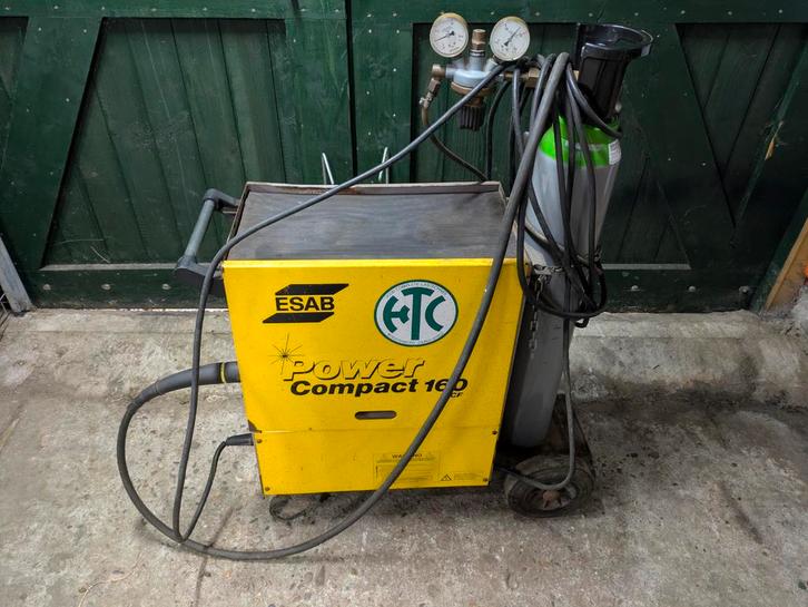 Esab Power Compact 160 CO2 Lasapparaat 230V, Doe-het-zelf en Verbouw, Gereedschap | Lasapparaten, Gebruikt, Co2, 150 tot 250 ampère