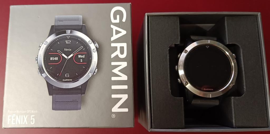 Garmin Fenix 5 GPS Multisporthorloge., Garmin, Ophalen of Verzenden, Zo goed als nieuw, Waterdicht
