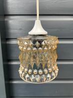 Vintage amberglas plafond lamp, Antiek en Kunst, Ophalen of Verzenden