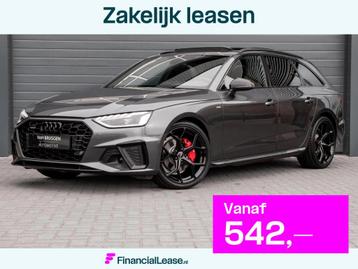 Audi A4 Avant 40 TFSI Quattro S-Line Pano S4 B&O ACC BTW 19" beschikbaar voor biedingen