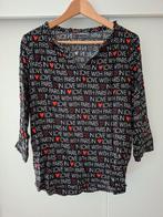 street one shirt top zwart kleine 40. in love with paris, Kleding | Dames, Tops, Maat 38/40 (M), Zwart, Ophalen of Verzenden, Zo goed als nieuw