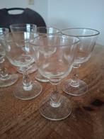 6 Mooie antieke hand gemaakte borrelglaasjes, Verzamelen, Ophalen, Gebruikt, Borrel- of Shotglas