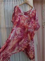 Roze hippie ibiza tie dye top tuniek beach kaftan S M L XL, Boutique, Ophalen of Verzenden, Gedragen, Roze