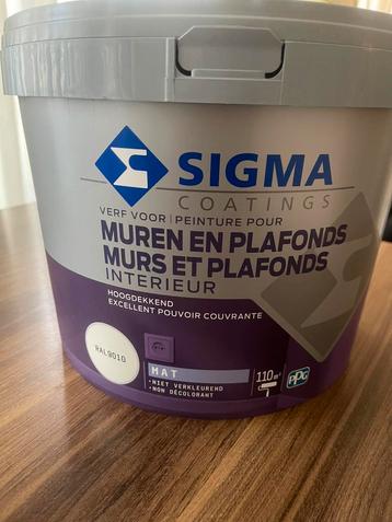 10 L SIGMA RAL 9010 MUREN & PLAFONDS beschikbaar voor biedingen