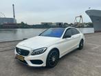 BOMVOLLE MERCEDES-BENZ C-KLASSE 220D AMG EDITION!, Automaat, Achterwielaandrijving, 1800 kg, 4 cilinders