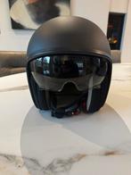 Premier Jet helm vintage U9 matzwart, Motoren, Heren, Jethelm, L, Tweedehands