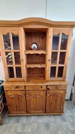 Vintage grenen buffetkast wandmeubel, Ophalen, Gebruikt, 25 tot 50 cm