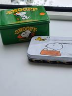 Vintage snoopy blikken, kleine blikken doosjes, Verzamelen, Ophalen of Verzenden, Gebruikt, Overige