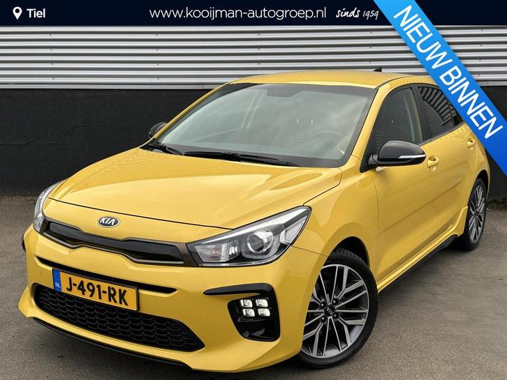 Kia Rio 1.0 TGDI GT-Line Edition | Trekhaak | Dealer onderho, Auto's, Kia, Bedrijf, Te koop, Rio, ABS, Achteruitrijcamera, Airbags