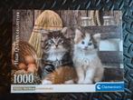 Clementoni Puzzel 1000 stukjes - Katten, Ophalen of Verzenden, 500 t/m 1500 stukjes, Zo goed als nieuw
