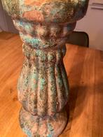 Betonlook Kaarsen Standaard 35cm + Kaars, Ophalen of Verzenden, Zo goed als nieuw, Overige kleuren