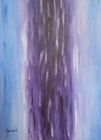 Zelf geschilderd op doek met acryl, Ophalen