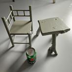 SET Poppenstoel met Tafeltje Hout Groen Pop Vintage, Ophalen of Verzenden, Nieuw
