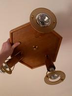 Zeldzame oude vintage lamp verstelbaar in meerdere opzichten, Ophalen, Hout
