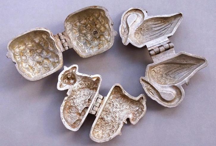 Omstreeks 1900 ijsmal ijsvorm tin lood ijsco mallen vormen, Antiek en Kunst, Antiek | Keukenbenodigdheden, Ophalen of Verzenden