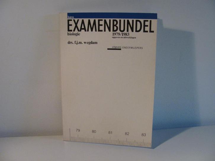 Havo examenbundel biologie 1979/1983, Boeken, Schoolboeken, Gelezen, Biologie, HAVO, Ophalen of Verzenden