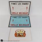Vieille Belgique Antwerpen oude sigaren reclameborden, Verzamelen, Gebruikt, -, -, Overige typen