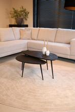 Salontafel Zwart Mangohout | set van 2, Ophalen of Verzenden, Zo goed als nieuw