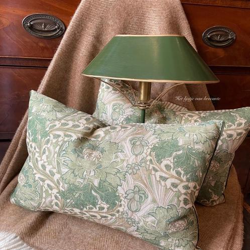 Engelse SET kussens GP&J Baker Little Brantwood green, Huis en Inrichting, Woonaccessoires | Kussens, Nieuw, Overige kleuren, Rechthoekig