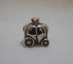zilveren Pandora Royal koets met goud en pareltje nr.1733, Verzenden, Pandora, Zo goed als nieuw, 1 bedel