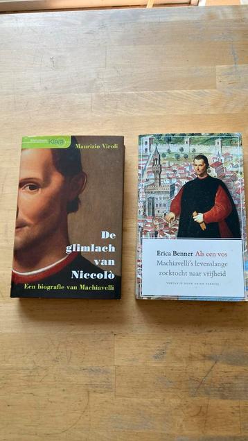 E. Benner: Als een vos+M.Viroli:Glimlach, Niccolo Machiaveli beschikbaar voor biedingen