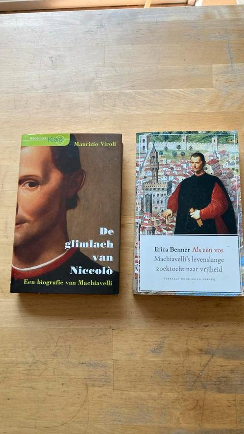 E. Benner: Als een vos+M.Viroli:Glimlach, Niccolo Machiaveli, Boeken, Overige Boeken, Zo goed als nieuw, Ophalen of Verzenden