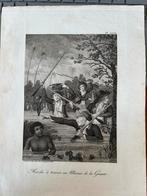 Suriname: Mars door moeras. Jacht op marrons, Antiek en Kunst, Kunst | Etsen en Gravures, Verzenden