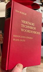 Ten Bosch' Viertalig Technisch Woordenboek 1988, Boeken, Gelezen, Ophalen of Verzenden, E.L. Oberg, Overige uitgevers