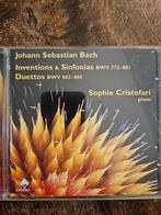 Bach - Inventions & Sinfonias, Duettos - Sophie Cristofari, Cd's en Dvd's, Cd's | Klassiek, Ophalen of Verzenden, Barok, Zo goed als nieuw