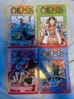 One piece manga, Volume 1/2/3/4, Boeken, Meerdere comics, Japan (Manga), Ophalen of Verzenden, Zo goed als nieuw