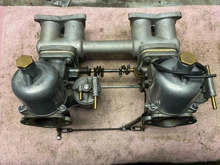 Triumph TR3 -TR3A Carburateurs H6 en Inlaat Spruitstuk, Auto-onderdelen, Brandstofsystemen, Triumph, Gereviseerd, Ophalen