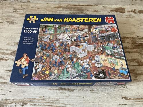 Jan van Haasteren - de puzzelfabriek 1500 stuks [s284], Hobby en Vrije tijd, Denksport en Puzzels, Zo goed als nieuw, Ophalen of Verzenden