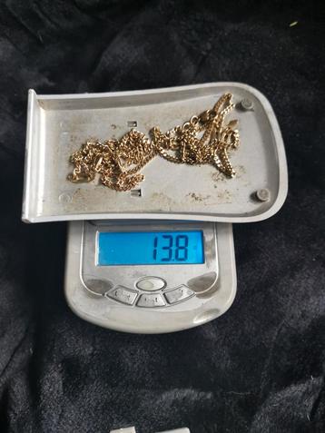 80cm lange gouden ketting 8 krt 333 13.8gram beschikbaar voor biedingen
